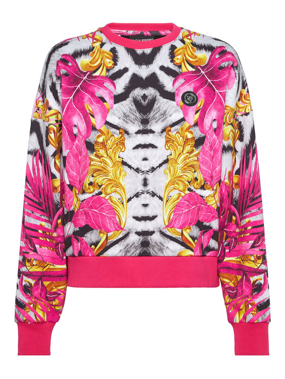 Plein Sport Plein Sport Longsleeve 21383 Kolorowy Regular Fit