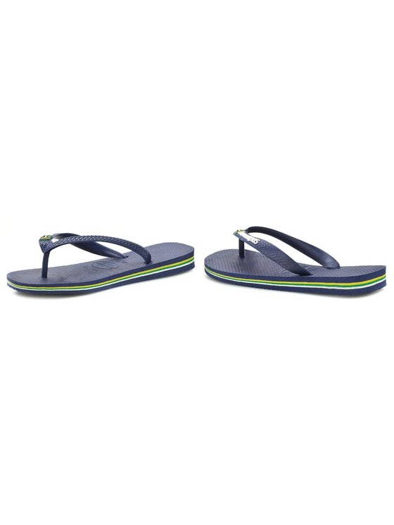 Havaianas Havaianas Zehentrenner Brasil Logo 41108500555 Dunkelblau