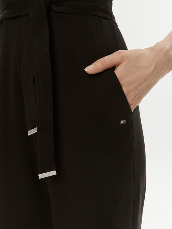 Tommy Hilfiger Tommy Hilfiger Salopetă WW0WW41266 Negru Regular Fit