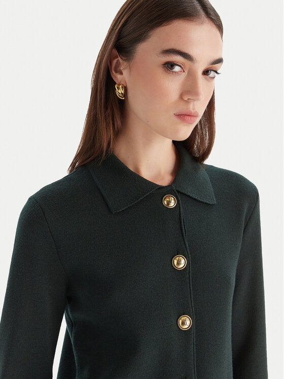 Luisa Spagnoli Luisa Spagnoli Sukienka dzianinowa Magilla 100109 Zielony Regular Fit