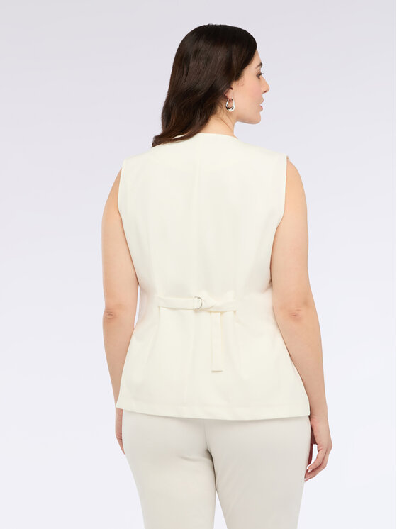 Fiorella Rubino Fiorella Rubino Marynarka L053L000065N011 Biały Regular Fit
