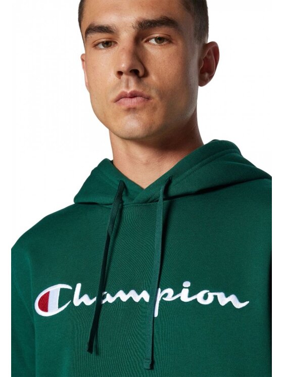 Champion Felpa 220253 GS502 Verde Standard Fit Modivo