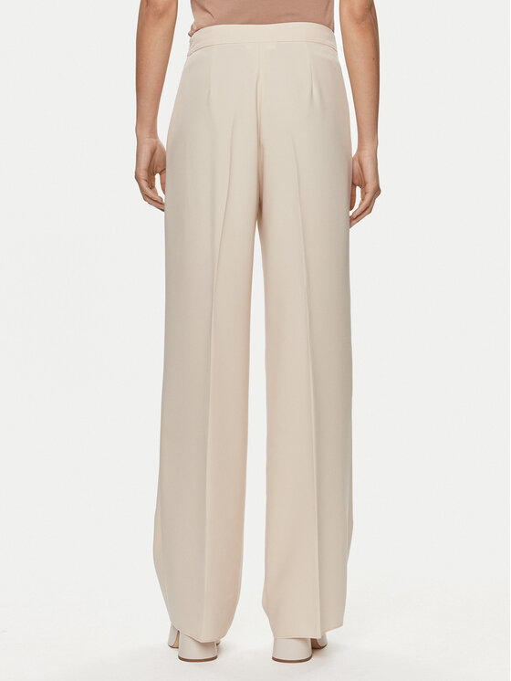 MAX&Co. MAX&Co. Текстилни панталони Nantes 24181310 Бежов Relaxed Fit