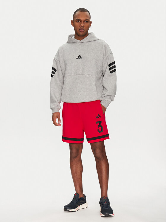 adidas adidas Sportske kratke hlače Seasonal Essentials Sport JD8089 Crvena Regular Fit