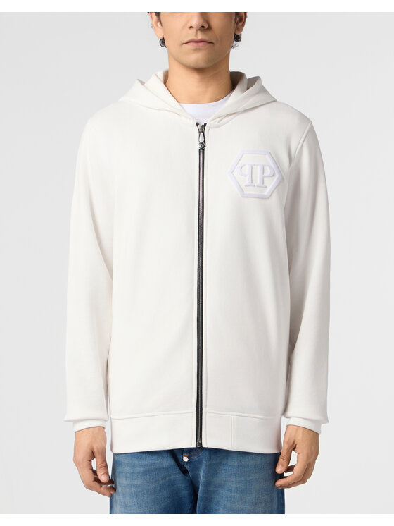 PHILIPP PLEIN PHILIPP PLEIN Felpa 31312 Bianco Athletic Fit