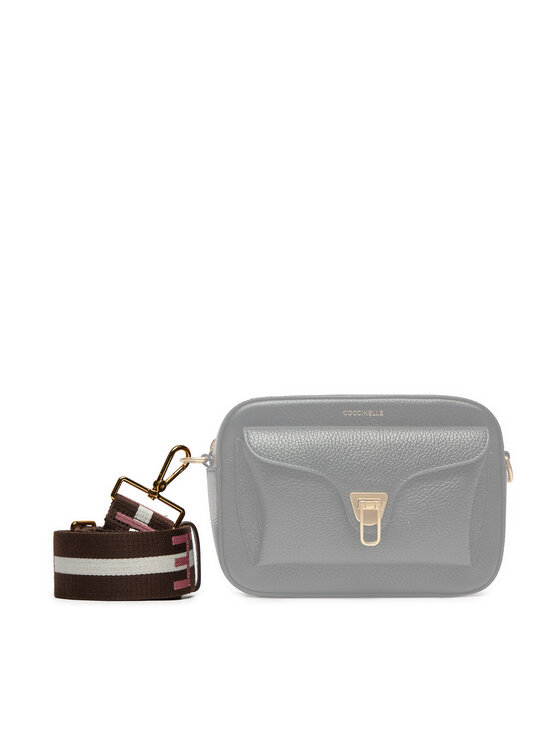 Coccinelle Coccinelle Tracolla intercambiabile Q2A New Nastro Signature E3 Q2A 68 C5 01 Marrone