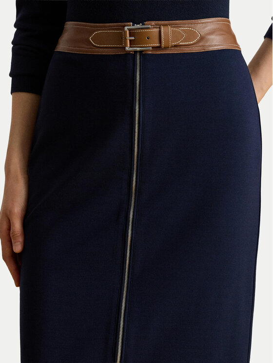 LAUREN RALPH LAUREN LAUREN RALPH LAUREN Ceruzaszoknya 200980024001 Sötétkék Slim Fit