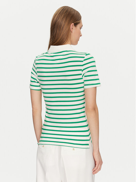 Tommy Hilfiger Tommy Hilfiger Polo 1985 WW0WW43225 Πράσινο Slim Fit