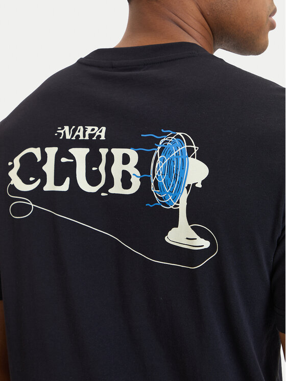 Napapijri Napapijri T-krekls S-Flint NP0A4FZZ Melns Regular Fit