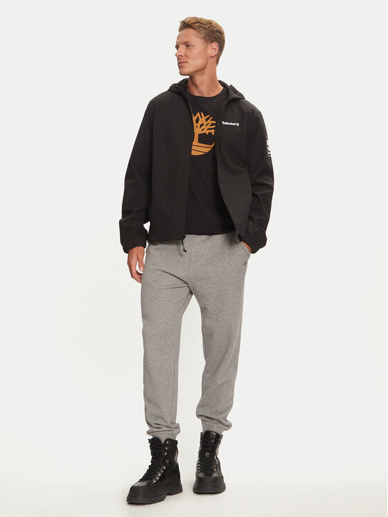 Timberland Timberland Pārejas jaka TB0A6M1H Melns Regular Fit