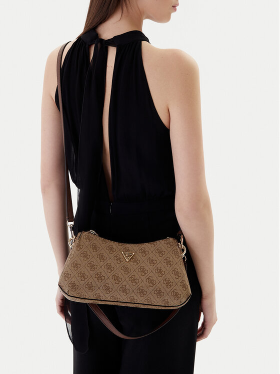 Guess Guess Kabelka Noelle II Mini HWBG96 72730 Hnedá