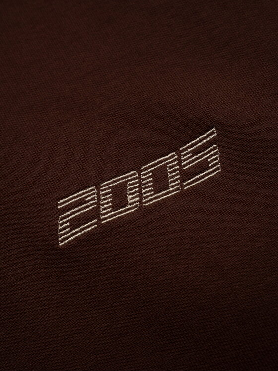 2005 2005 Mikina Basic Hnedá Oversize