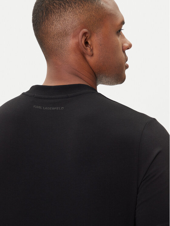 KARL LAGERFELD KARL LAGERFELD T-särk 755035 554221 Must Regular Fit