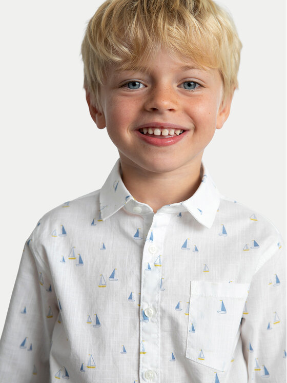 Mayoral Mayoral Hemd 3119 Weiß Regular Fit