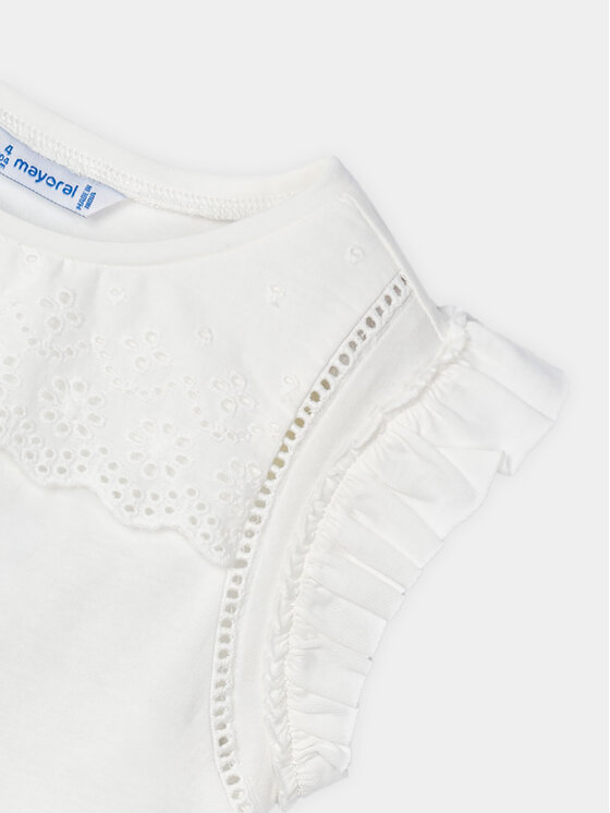 Mayoral Mayoral Top 3094 Weiß Regular Fit