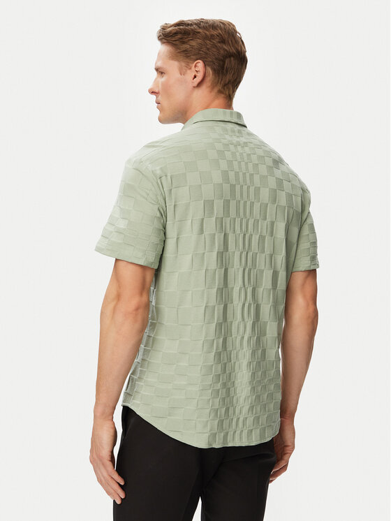 BOSS BOSS Särk Spirit70Jacq S 50560415 Roheline Regular Fit