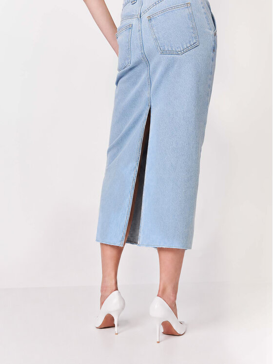 La Mania La Mania Gonna maxi CRUZ Azzurro chiaro Basic Fit