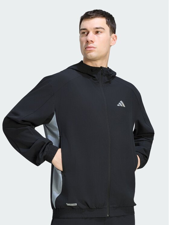 adidas adidas Koszulka techniczna 169014 Czarny Regular Fit