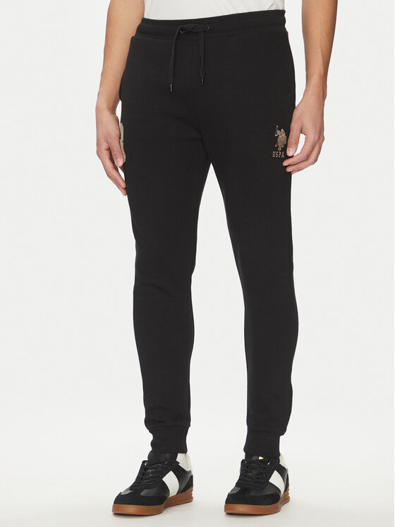U.S. Polo Assn. Pantaloni da tuta MUP0687 Nero Slim Fit, taglia : XXL