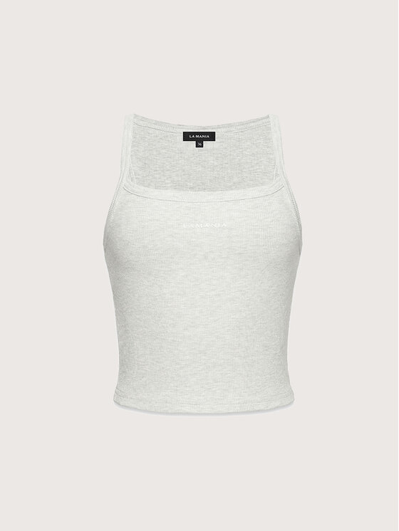 La Mania La Mania Top TALIA Grigio Classic Fit