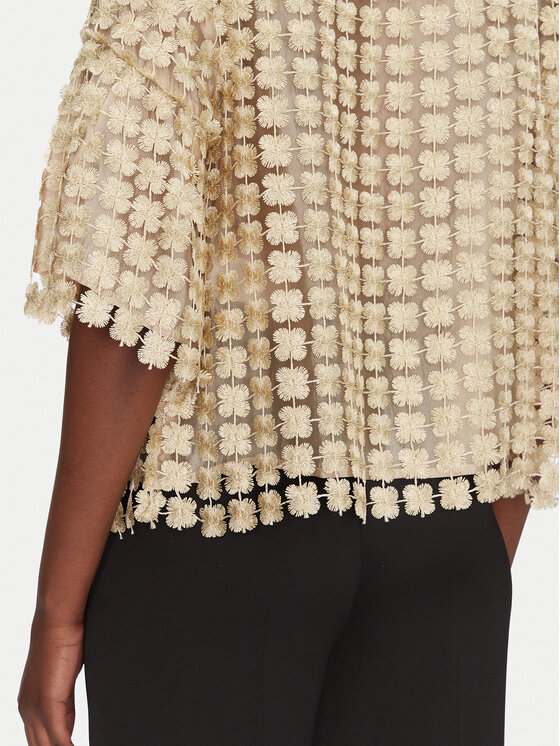 Bruuns Bazaar Bruuns Bazaar Blúz Carisa BBW4529 Arany Loose Fit