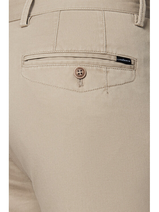Lancerto Lancerto Chinosy Monaco SP082124000008 Beżowy Slim Fit
