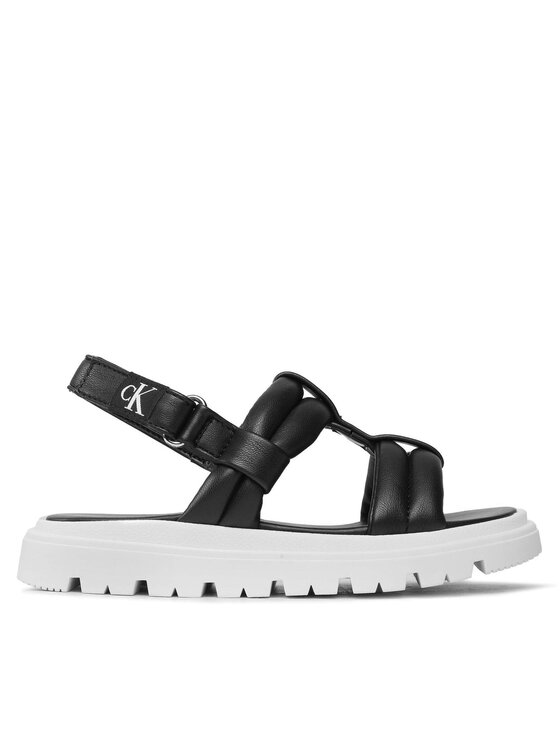 Calvin Klein Jeans Sandali Sandal V4A2-80514-1614 Črna