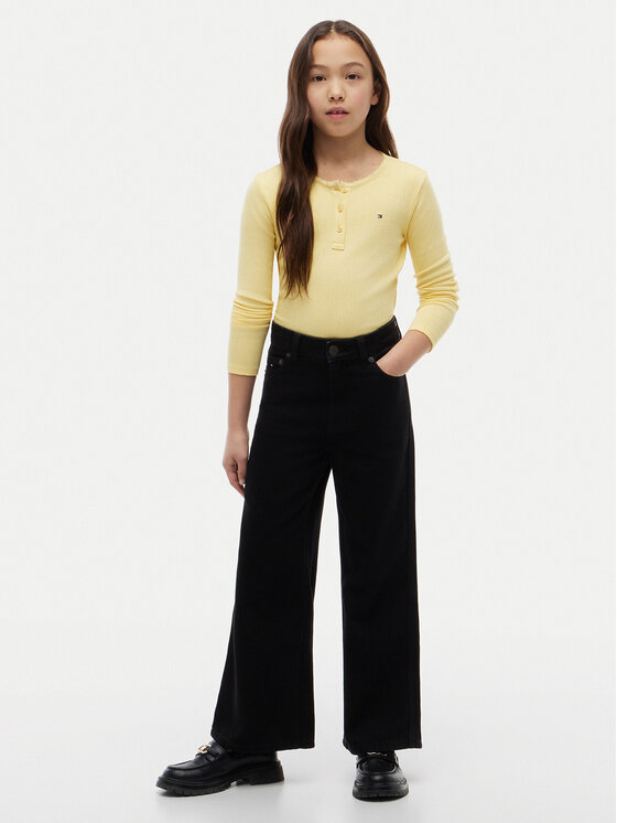Tommy Hilfiger Tommy Hilfiger Дънки KG0KG09472 Черен Wide Leg