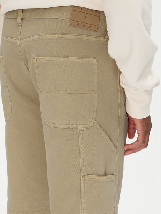 Tommy Jeans Tommy Jeans Stoffshorts Jaimie DM0DM21951 Beige Slim Fit