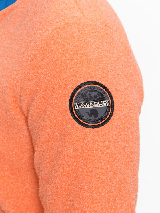 Napapijri Napapijri Felpa di pile NP0A4HDP Arancione Regular Fit