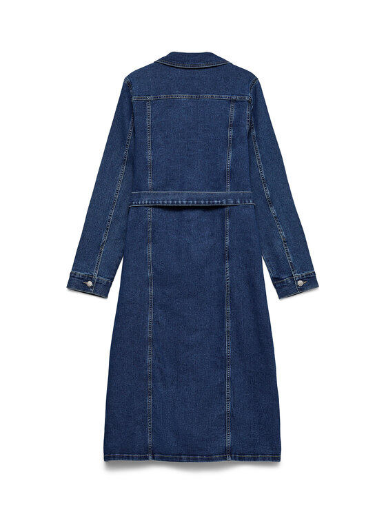 Vero Moda Vero Moda Džínové šaty Telly 10338086 Modrá Regular Fit