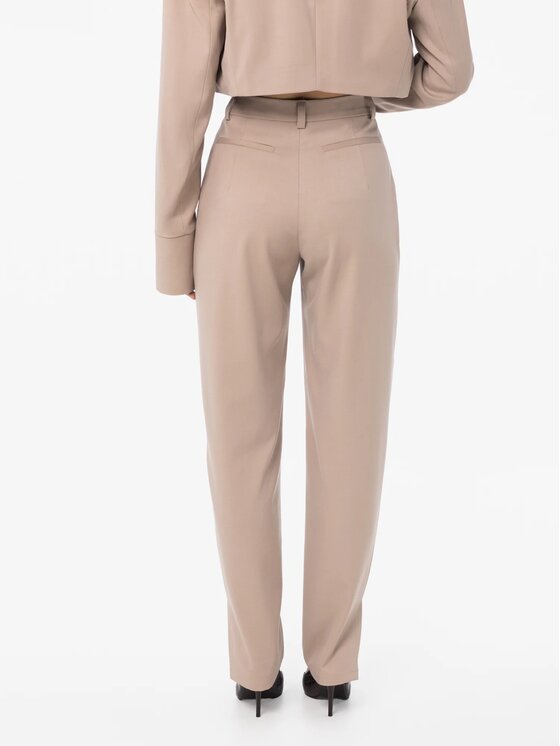 MANDRAGORA MANDRAGORA Pantaloni di tessuto Marlo Beige Regular Fit