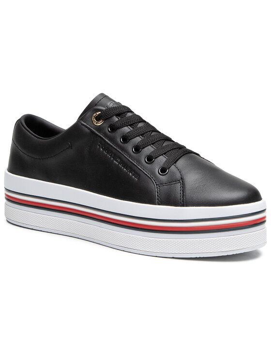 Corporate flatform sneaker tommy hilfiger discount