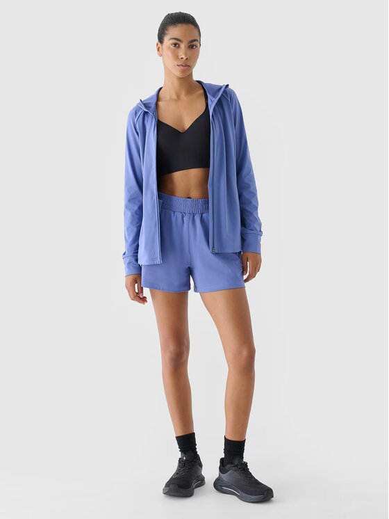 4F 4F Αθλητικό σορτς 4FWAW24TFSHF705-31S Μπλε Regular Fit