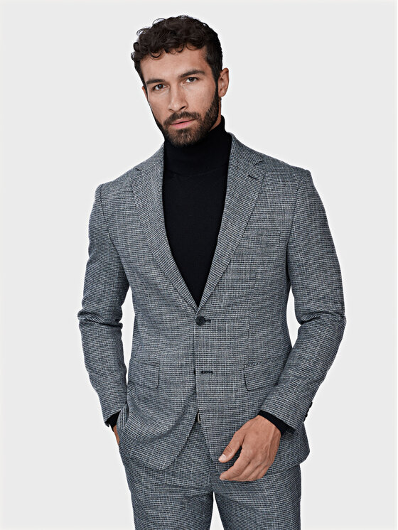 Evenemen Evenemen Sweter Golf Czarny Slim Fit