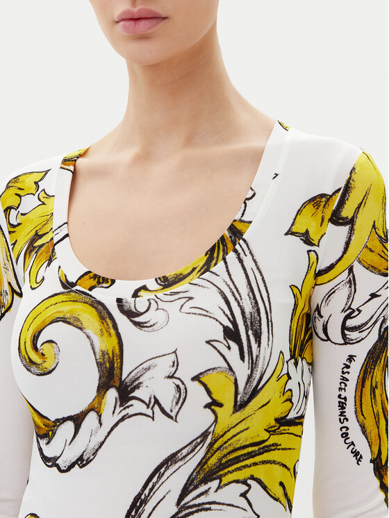 Versace Jeans Couture Versace Jeans Couture Každodenní šaty 78HAO920 JS471 Bílá Regular Fit