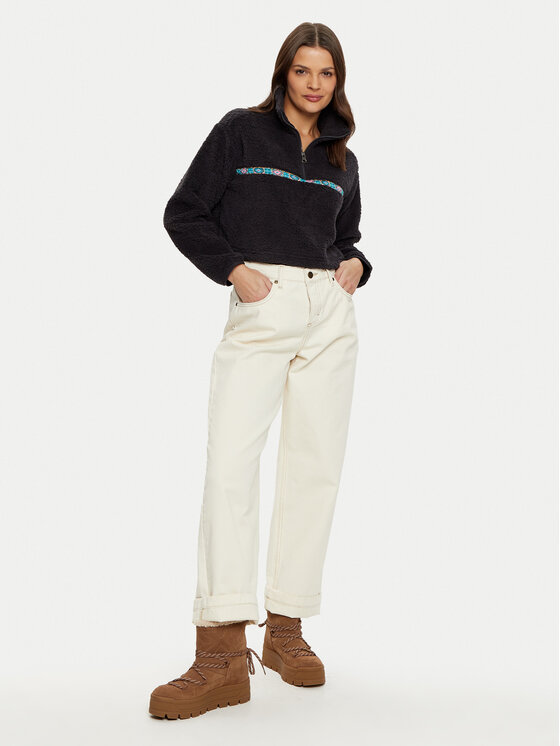 Billabong Billabong Флісовий реглан Holiday EBJPF00106 Чорний Relaxed Fit