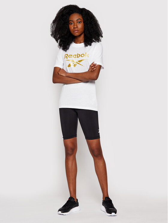 Reebok Marškinėliai Identity Logo GU2572 Balta Regular Fit • Modivo.lt