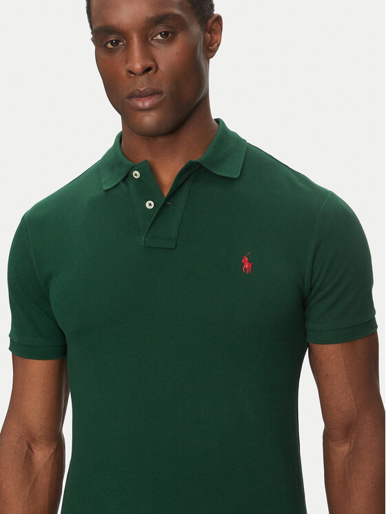 Polo Ralph Lauren Polo Ralph Lauren Polokošeľa Core Replen 710795080 Zelená Slim Fit