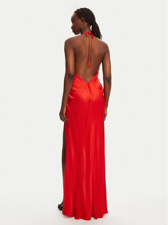 Bardot Bardot Rochie de seară YVE Halter 59315DB Roșu Slim Fit