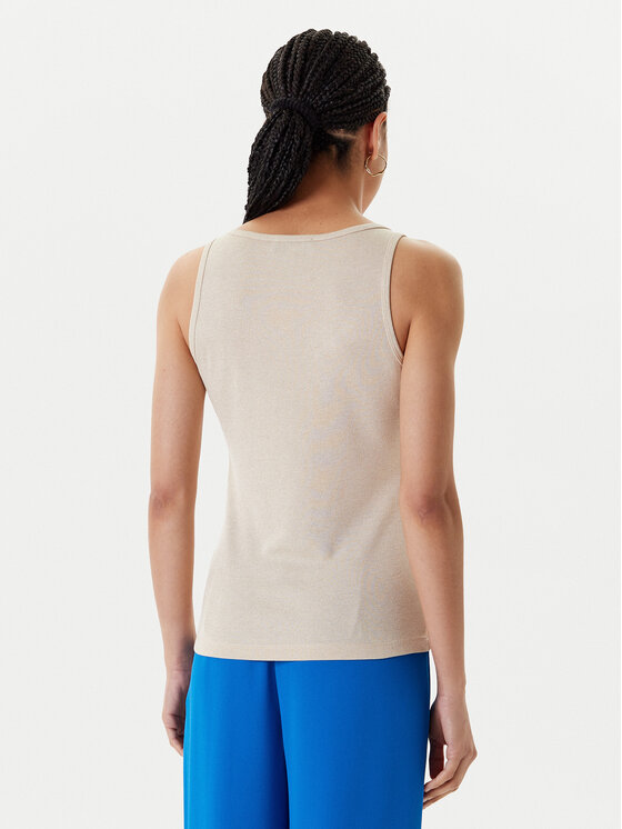 Morgan Morgan Top 251-DIDONI Bež Slim Fit