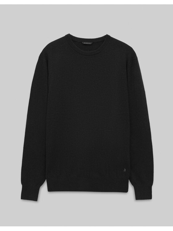Borgio Borgio Sweter caravaggio Czarny Regular Fit