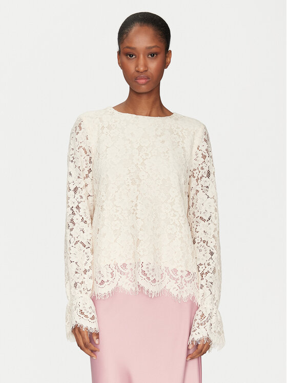 YAS YAS Blusa Perla 26032813 Écru Regular Fit