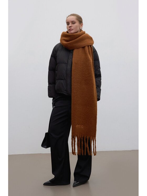 Estro Estro Κασκόλ ER00117405 Καφέ