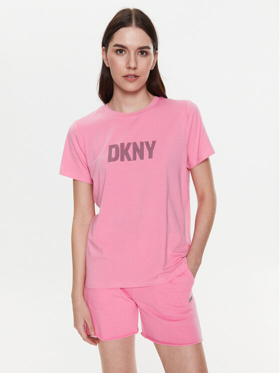 DKNY Sport Tričko DP2T6749 Ružová Classic Fit