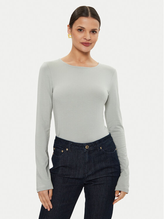Gina Tricot Gina Tricot Palaidinė 23221 Pilka Slim Fit