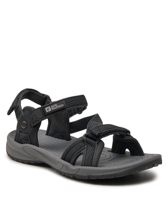 Jack Wolfskin Jack Wolfskin Sandále Lakewood RiderSandal 4019041 Čierna