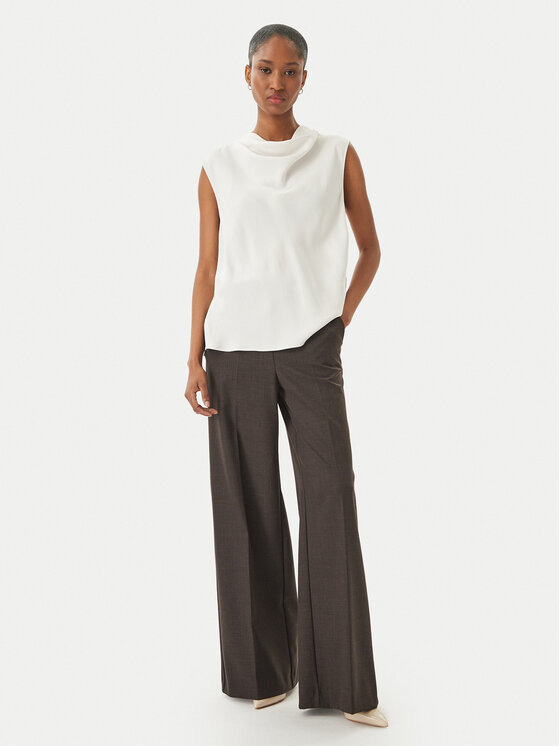 Calvin Klein Calvin Klein Bluzka LV044F161G Biały Regular Fit