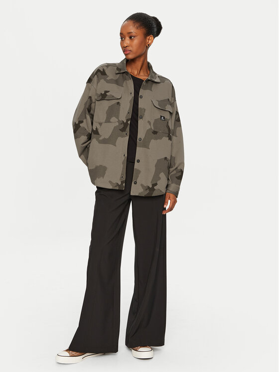 Converse Converse Kurtka przejściowa 10026992-A01 Beżowy Relaxed Fit