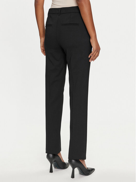 Marella Marella Pantaloni di tessuto Folle 2423136241 Nero Regular Fit